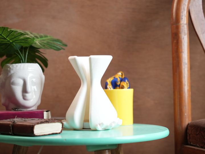 Biased Hourglass Table Lamp | Designer LED Table Light