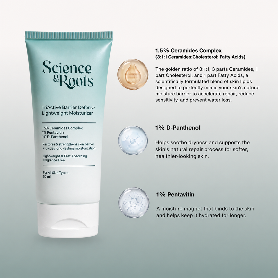 Science & Roots Skincare Handbook - More than a gift box - A complete skincare experience | Suitable for sensitive skin | All skin types - Cleanse, Hydrate & Protect