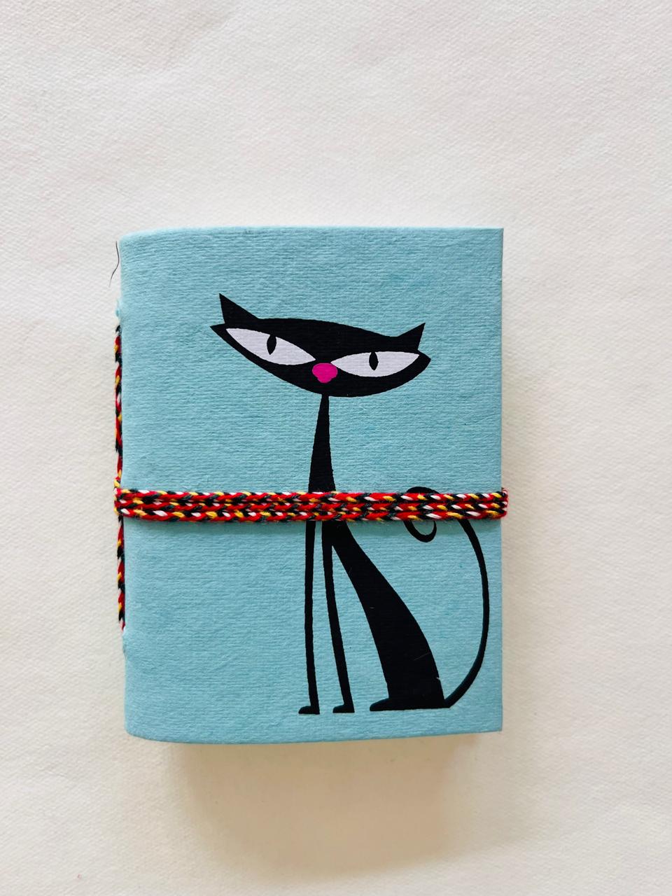 Set of 3 Handmade Fabric Pocket Diaries | Peekaboo | Sustainable