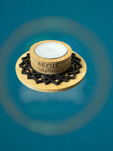 Aegle Sriphal Bamboo Tealight Holder | Classic