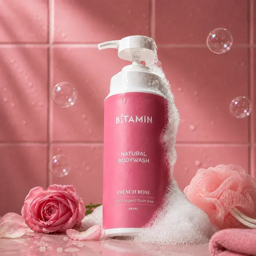 Bitamin French Rose Body Wash 400ml