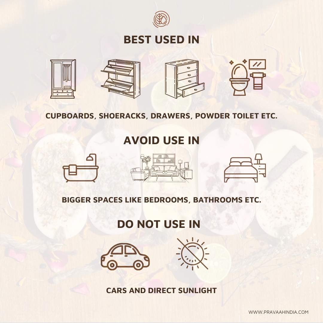Pravaah British rose air freshener