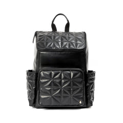 Green Hermitage Elm Black Vegan Leather Backpack