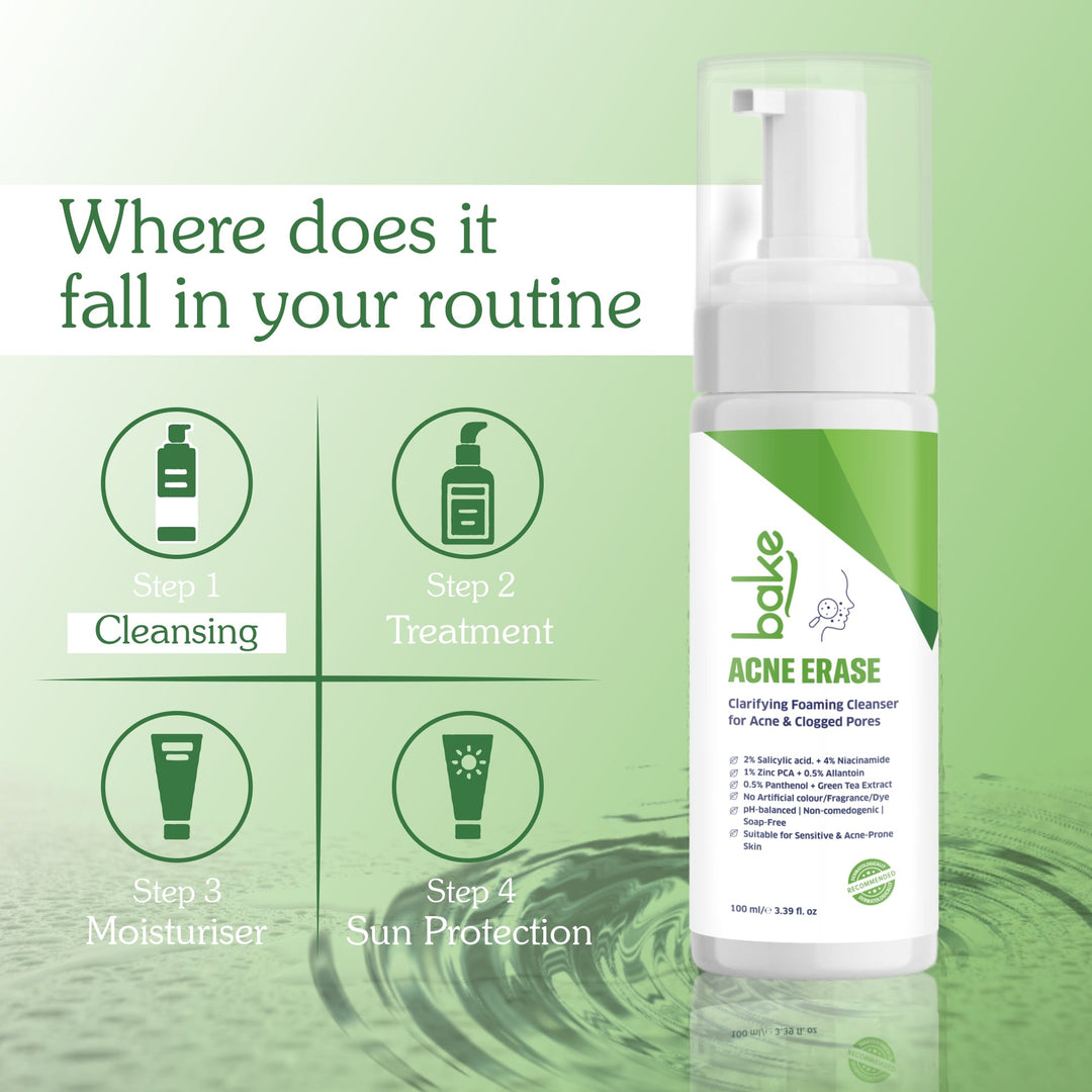 Acne Erase Foaming Face Wash