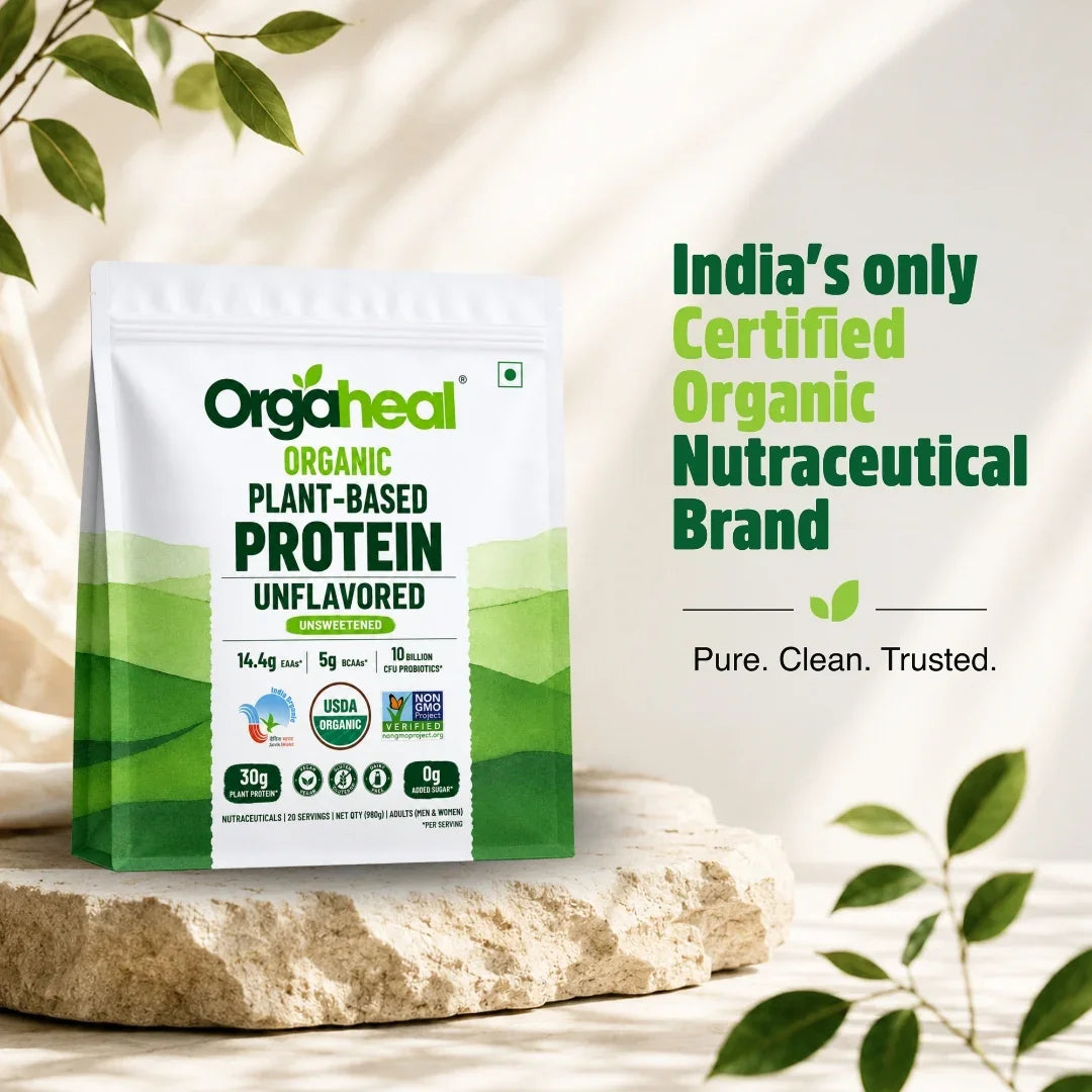Organic Plant Based Protein Powder Unflavored