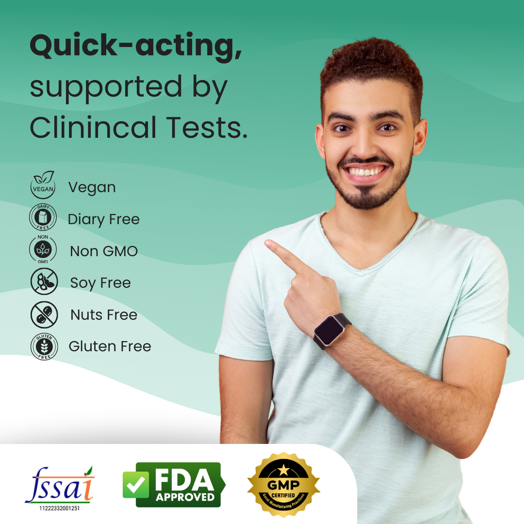 Acidity Relief Oral Strips | Fast Relief from Heartburn, Gas, and Bloating | 30 Slips
