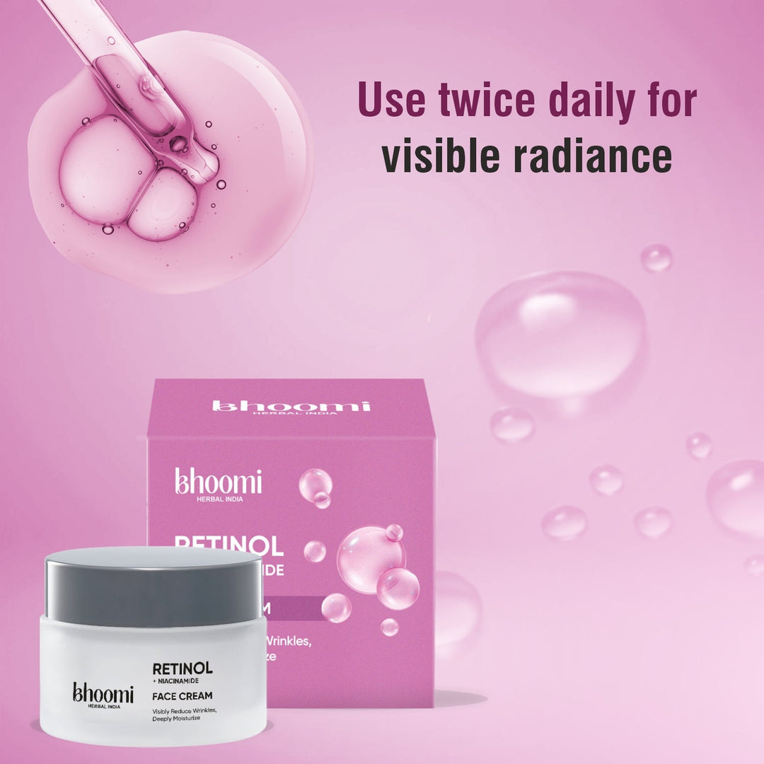 Bhoomi Herbal India RETINOL + NIACINAMIDE FACE CREAM