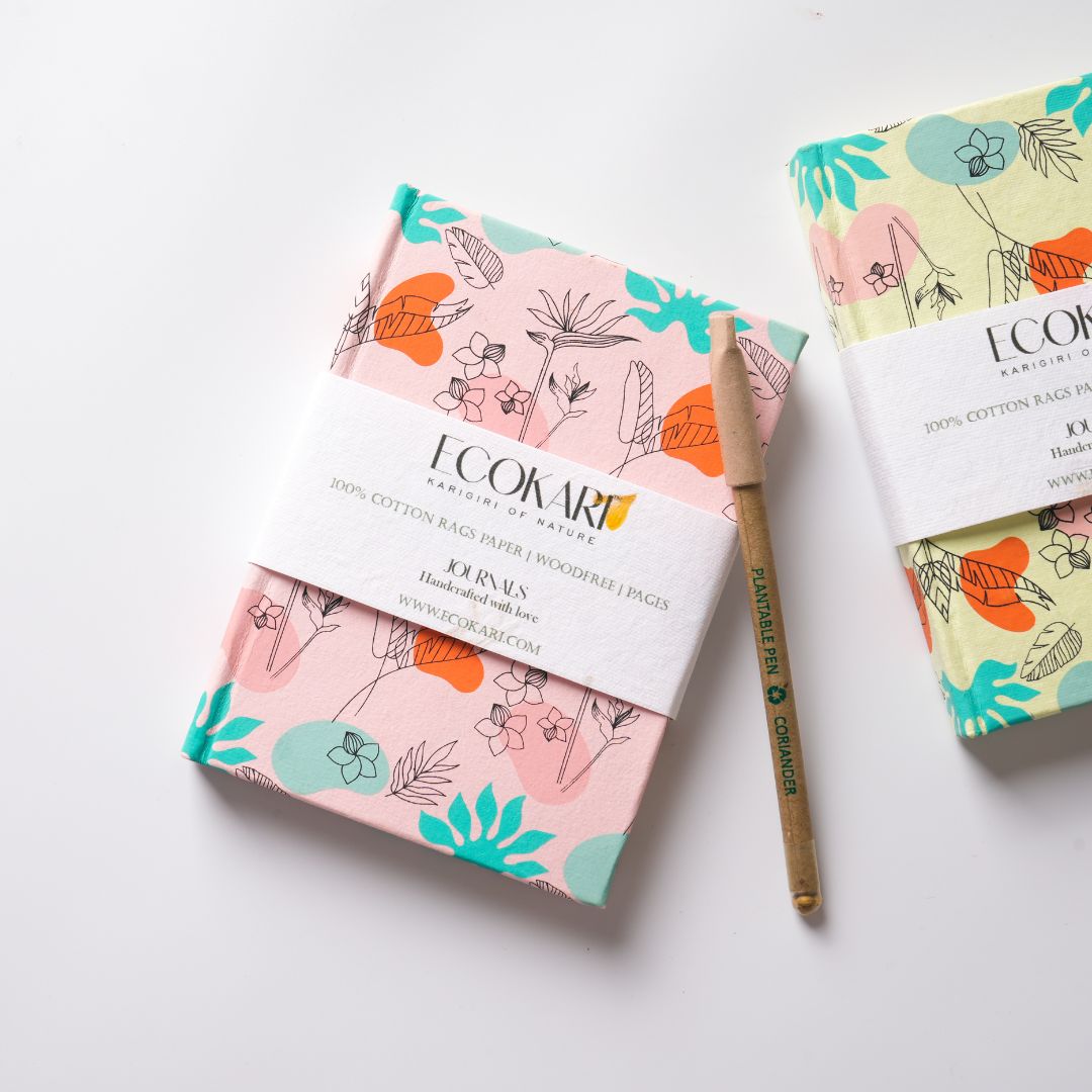 Ecokari Floral Blossom Handmade Paper Journal