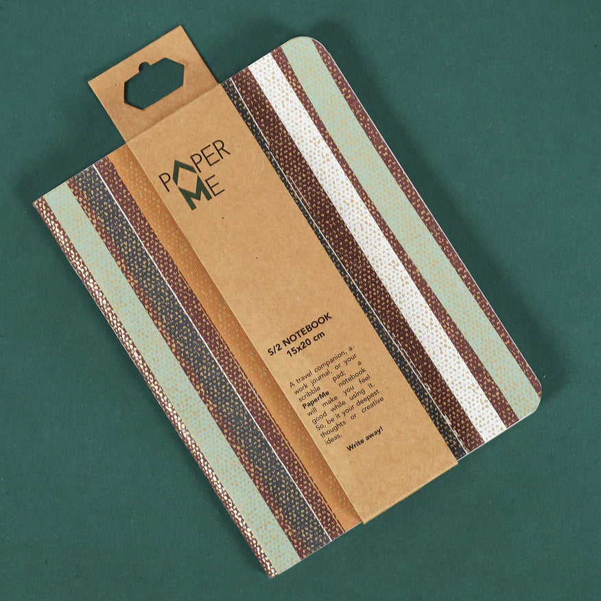 Brown Story Hardbound Notebook - 1 pc