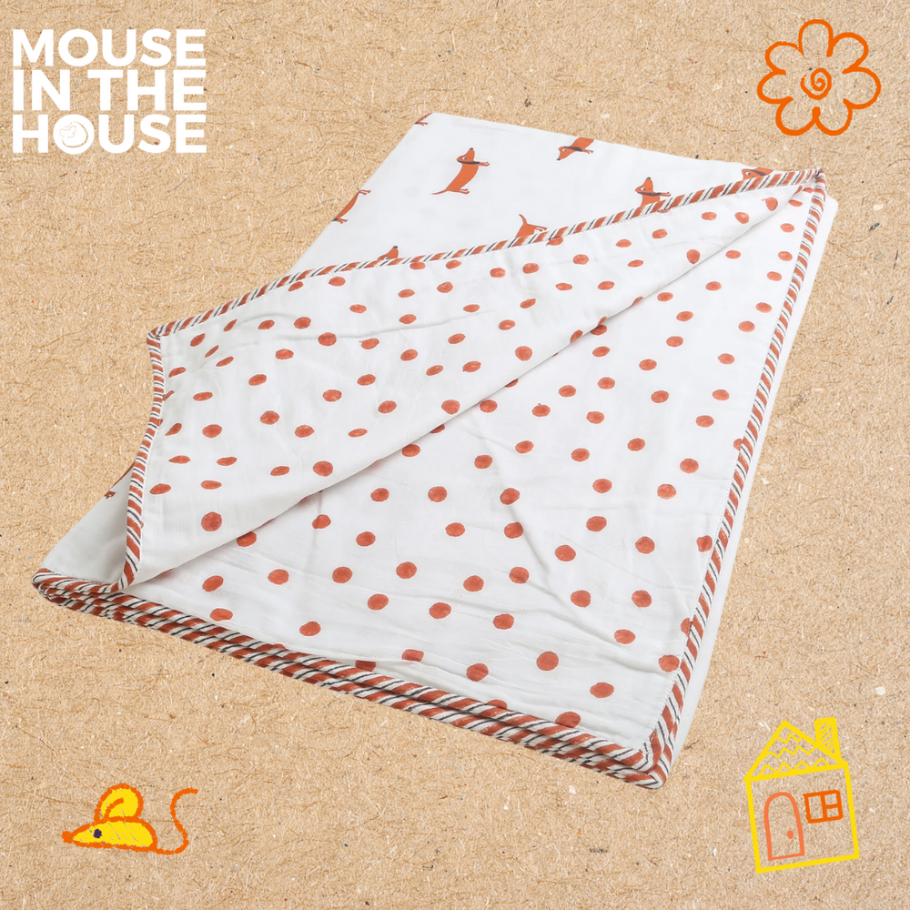 Mouse In The House A Dogs Life- Blanket