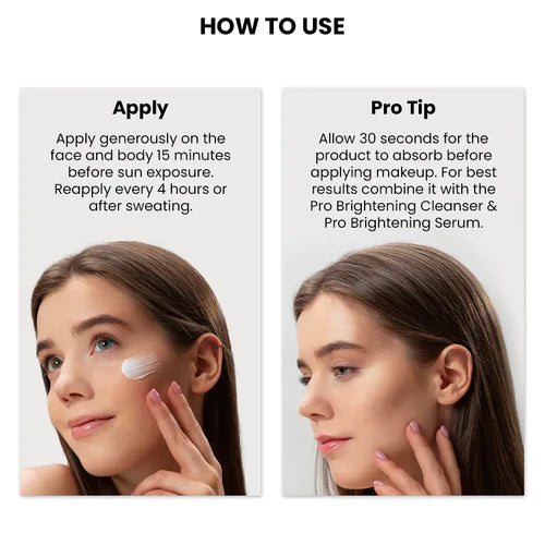 ThriveCo Brightening Pro Sunscreen For Women | SPF 50+ Pa++++ | Non-sticky & Anti-Ageing | Boosts Collagen, Fades Dark Spots & Wrinkles | 50ml