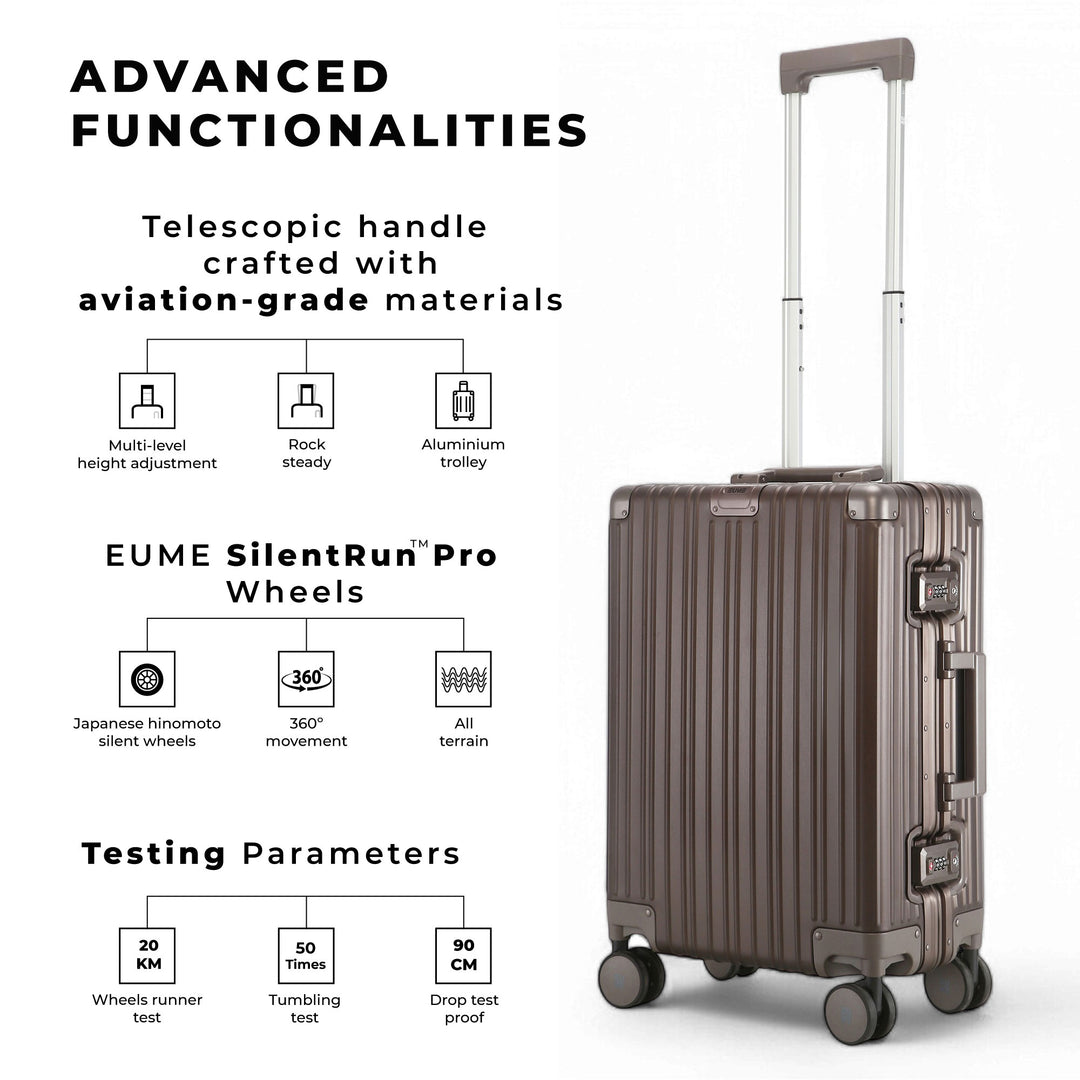 EUME Aluminium Cabin Luggage