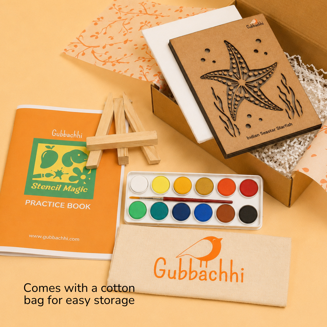 Gubbachhi Stencil Magic Sea Animals