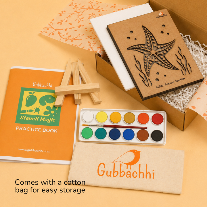 Gubbachhi Stencil Magic Sea Animals
