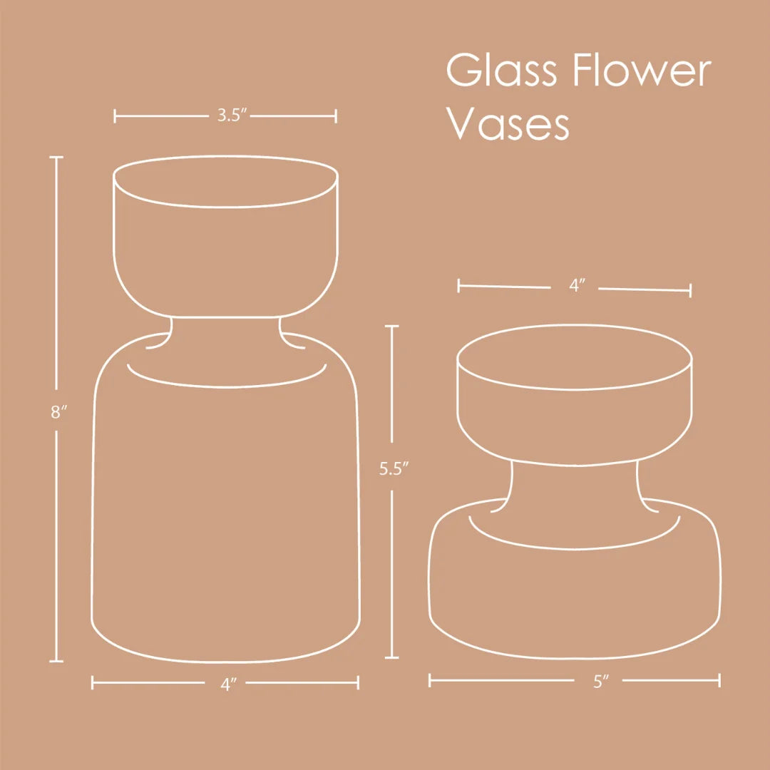 Muun Home Slate Grey Glass Vase