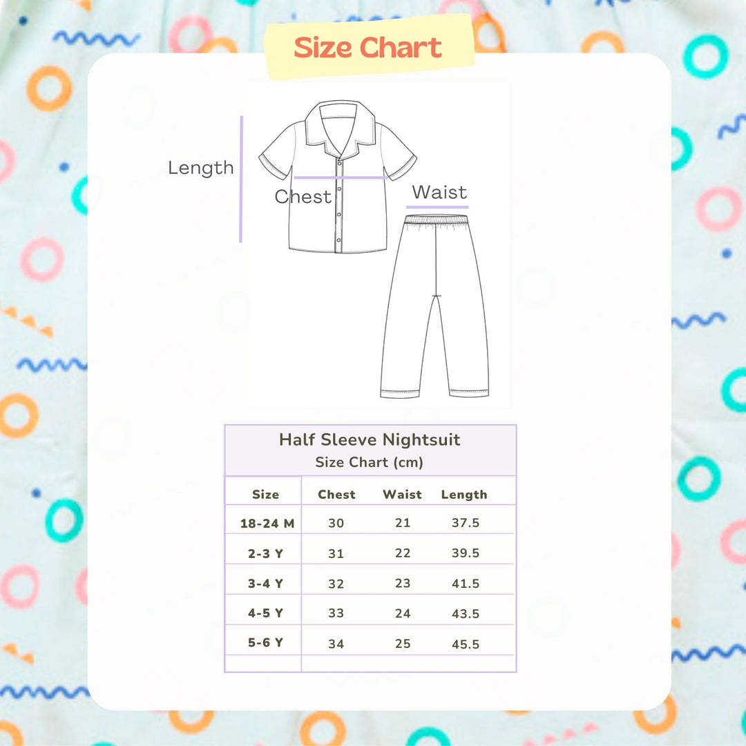 Ola! Otter Half Sleeve Nightsuit