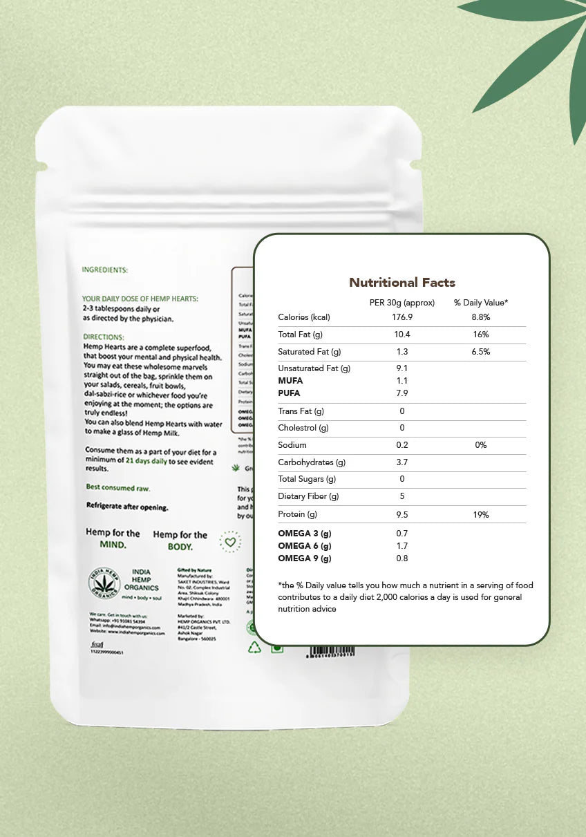 India hemp Organics Hemp Hearts