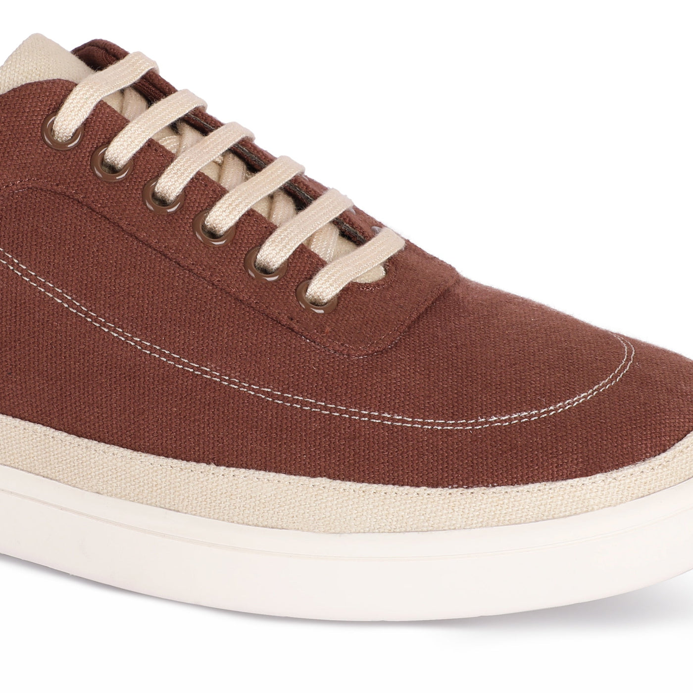 Ske Eco-Sole Brown and Beige Sneakers for Women