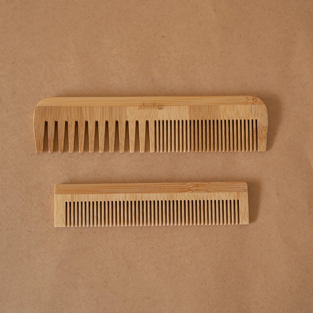Akiiko Bamboo Combs (set of 2)