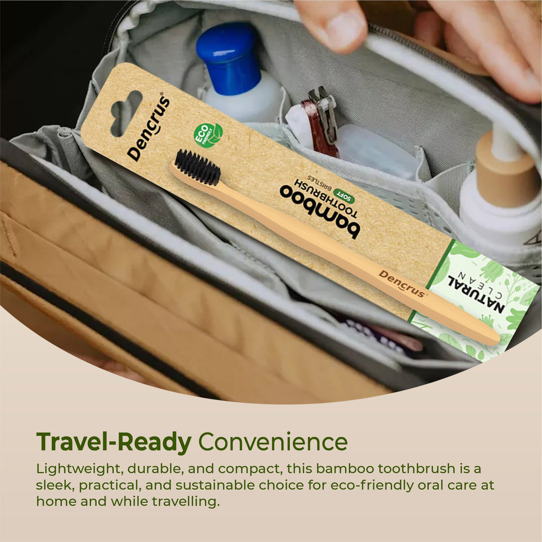 Dencrus Natural Clean Bamboo Toothbrush