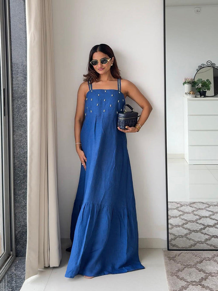 SAMIRA LINEN GOWN