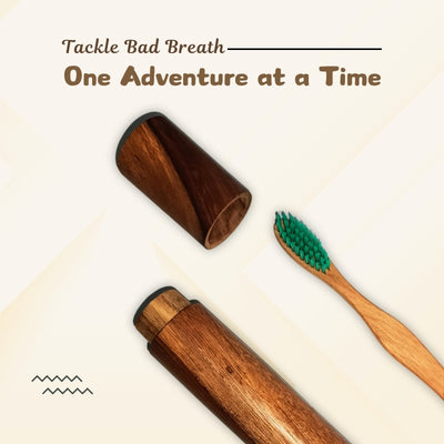 Eco Friendly Travel Case with Neem Toothbrush