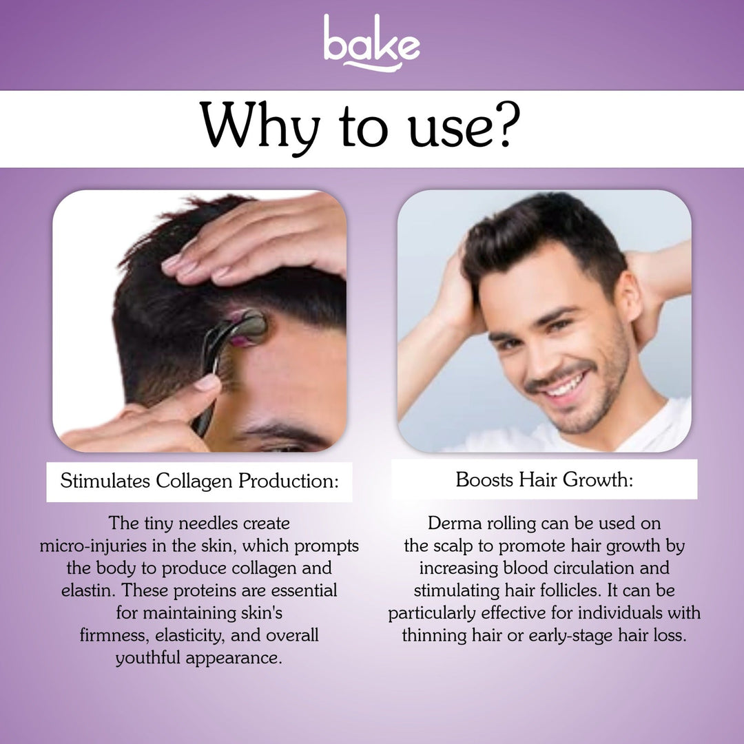 Derma Roller 0.5mm 540 Titanium Needles