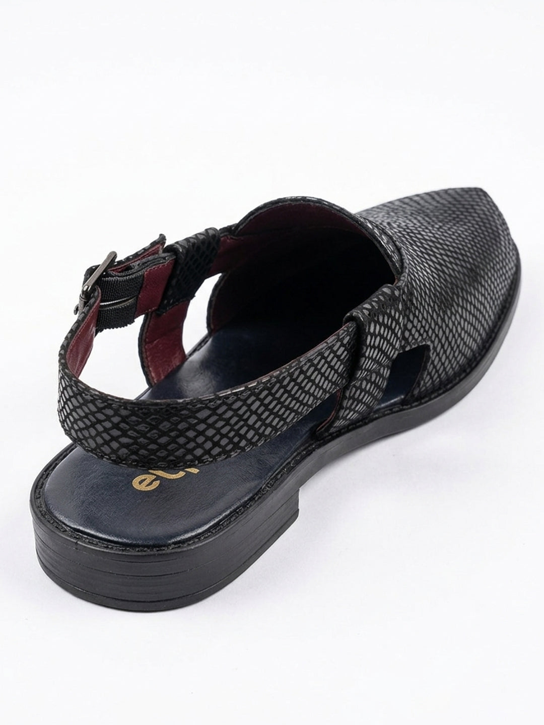 Jashn Black Peshawari Sandal