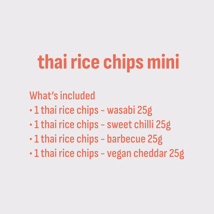 Natch thai rice chips - mini