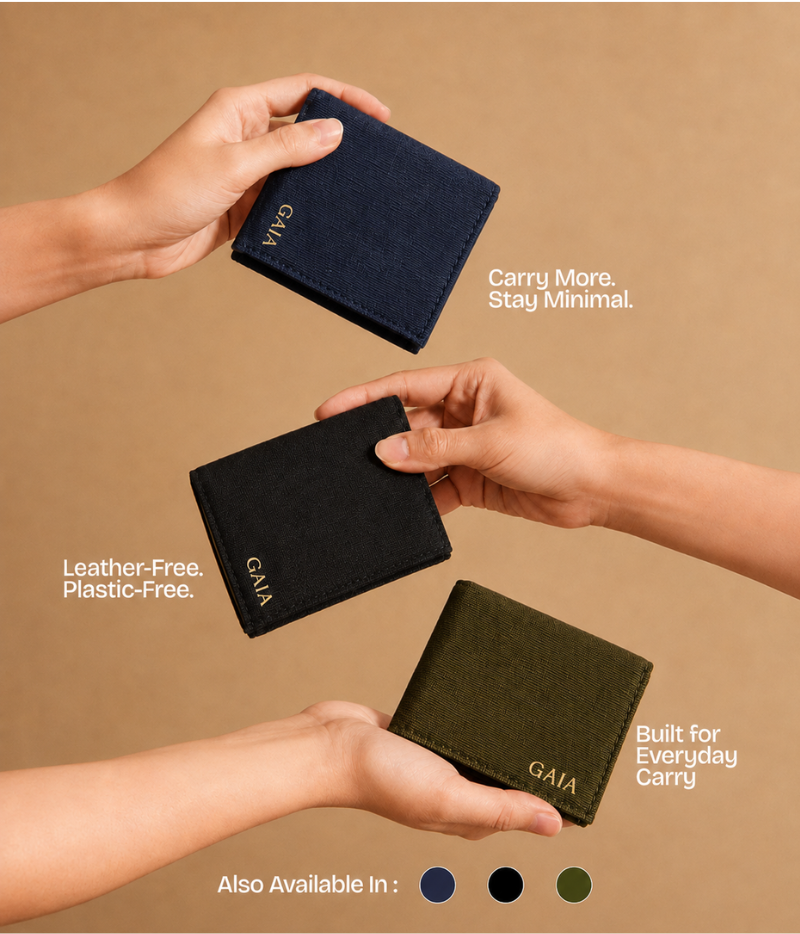 The Label GAIA Minimalist Organic Hemp Men’s Wallet
