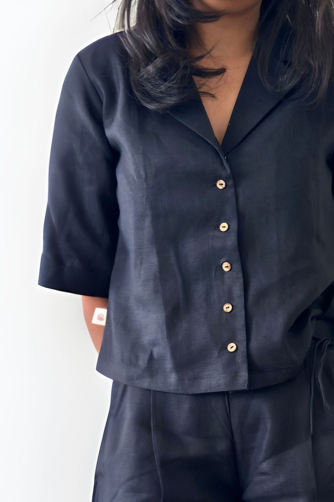 Pravaah Basic Hemp Shirt | Must Have Black