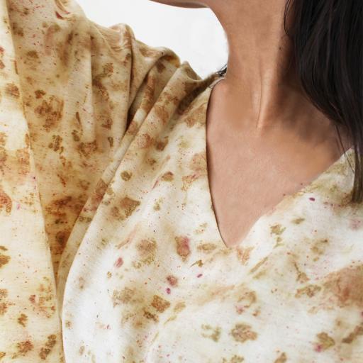 Bageeya "Pak" Handwoven Organic cotton Crop top | Crafted with Sacred Temple Roses