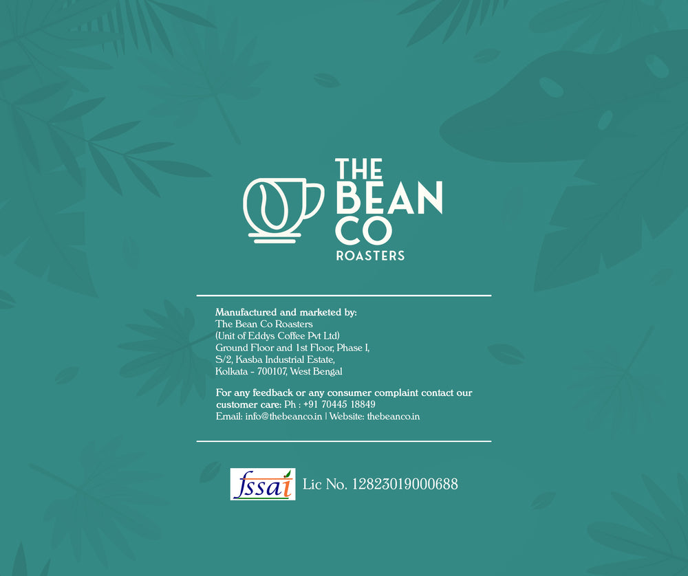 THE BEAN CO Plantation AA Monsooned Robusta Coffee Beans (GI-Tagged) | Medium Roast |  Roasted Coffee Beans | 100% Robusta
