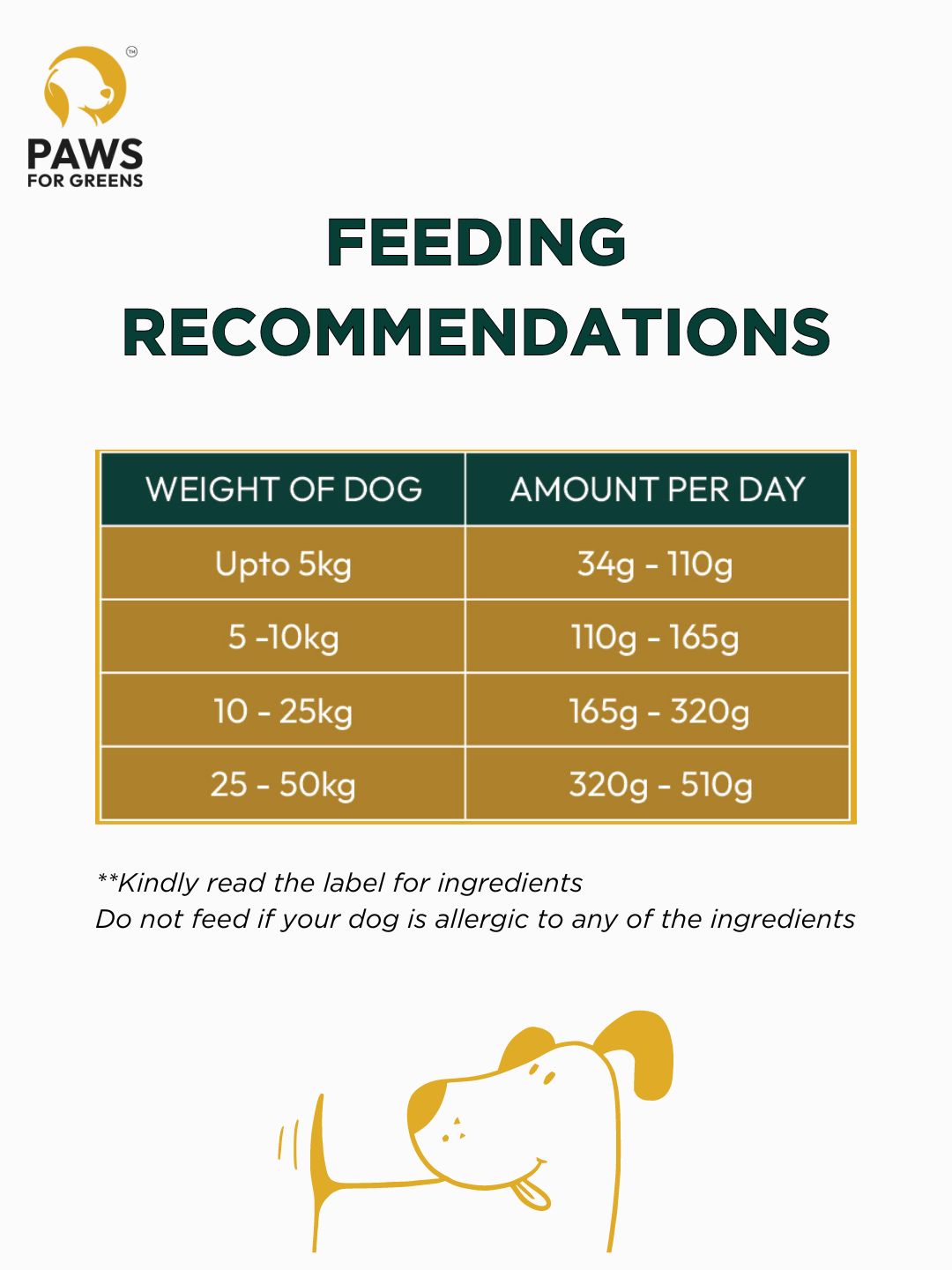 Paws For Greens 100% Vegan Dry Dog Food- Puppy - 1 kg