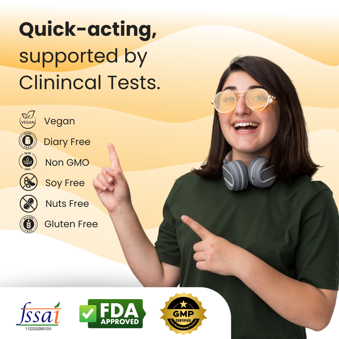 Hangover Relief Oral Strips | Instant Relief from Hangover Symptoms | 10 Slips