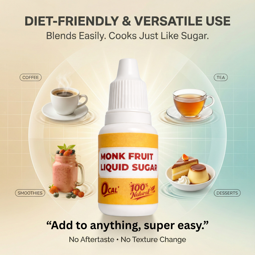 Good Sugar Co. Monk Fruit Liquid | Water + Monk Fruit | No Erythritol