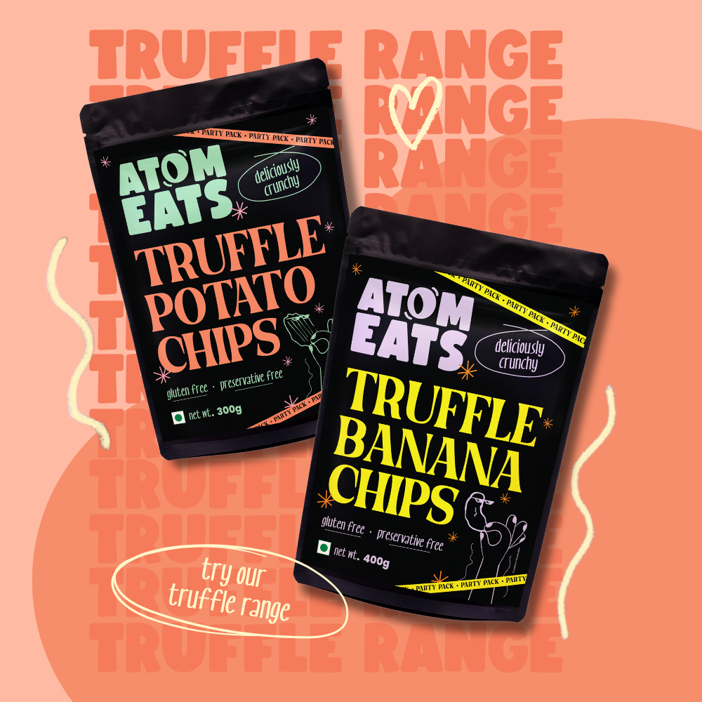 Atom Eats Truffle Potato Chips Party Pack | 300g Pack by Atom Eats