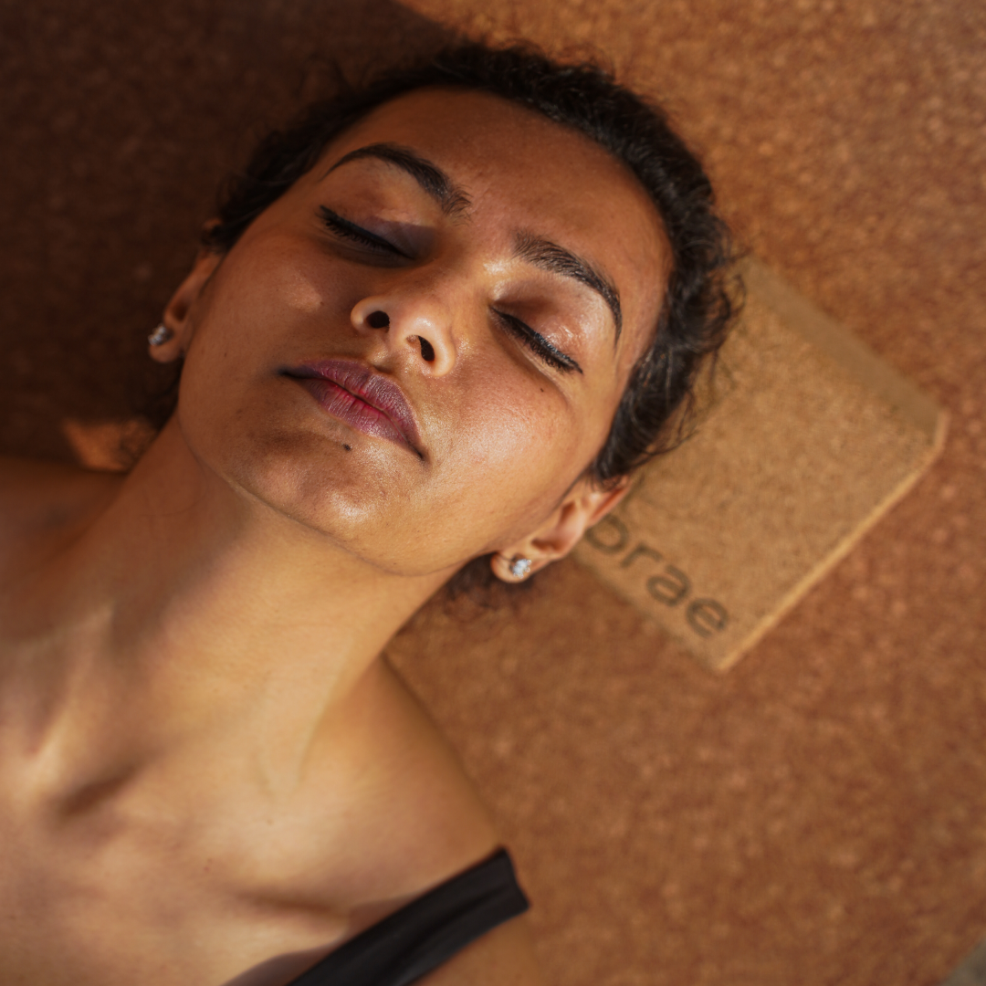 Yoga Prop Kit - Support Block to Deepen Stretches & Roller for Deep-tissue Massage