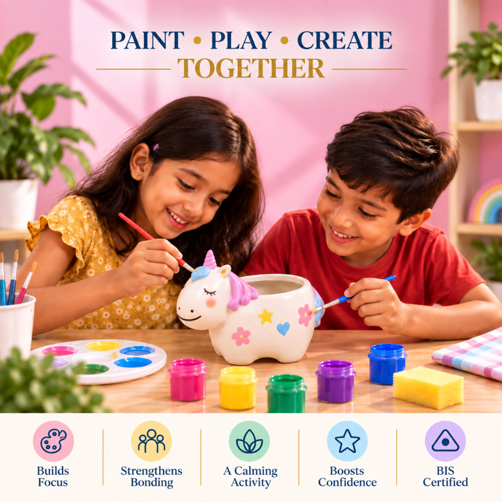 DIY Planter Painting Kit - Unicorn
