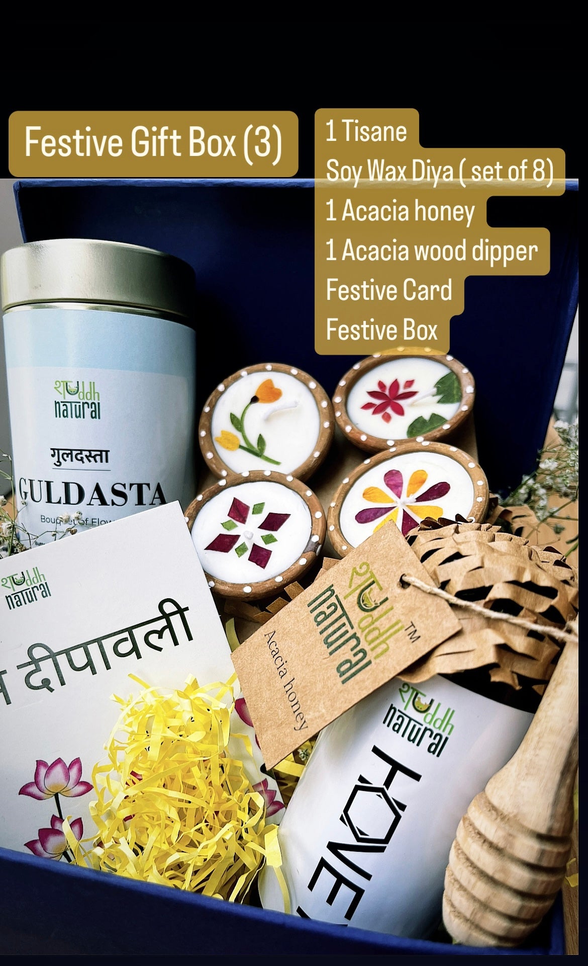 Buy Festive Diwali gift hamper I tea I tisane I set of 3 Online - Suspire