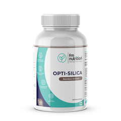 FM Nutrition Opti-Silica I Premium Quality Bamboo Extract I Helps in Detoxification I Good for Hair, Skin & Nails I Supports Bone, Joint & Cartilage Health I Trace Mineral I Anti-oxidant I Vegan 100gm