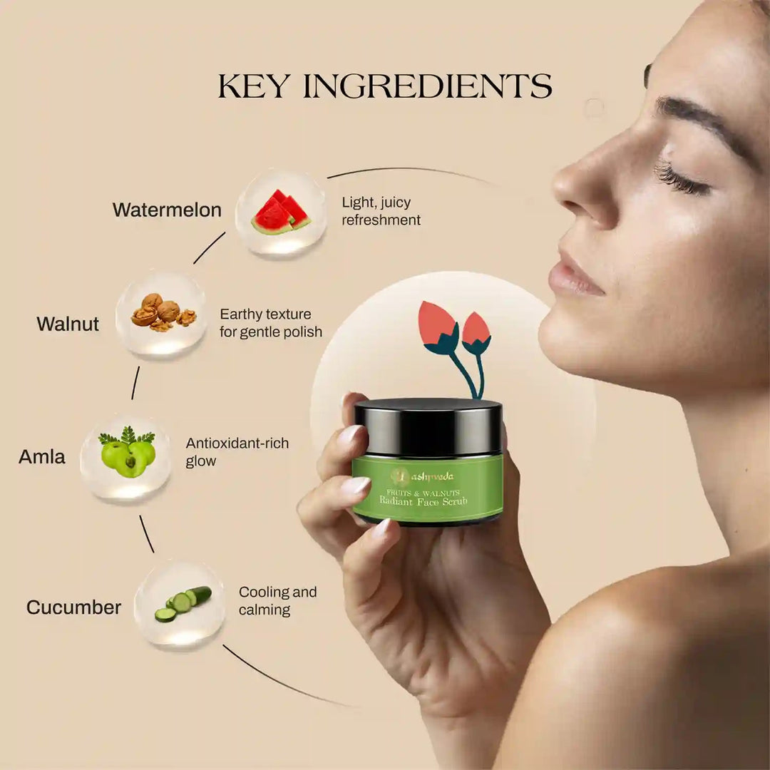 Radiant Face Scrub – Dates & Walnuts