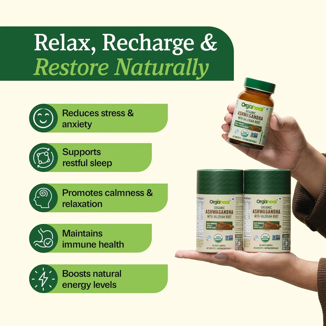 Organic Ashwagandha with Valerian Root