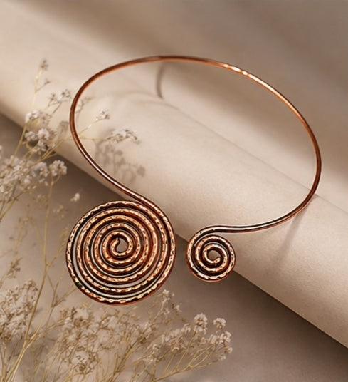 Egyptian designs Pure Copper Necklace for Women | Handmade Ayurvedic Copper Jewelry | Nature Heal