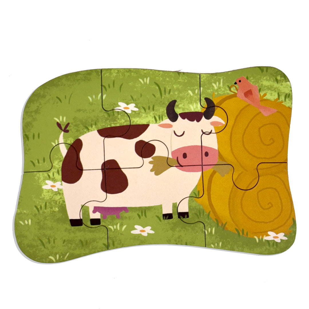 Wudly Wooden Progressive Puzzle Metal Box Land creature-2(PIGGY)