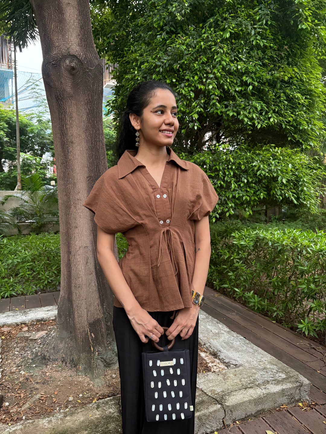 Tiramisu Cinched Top