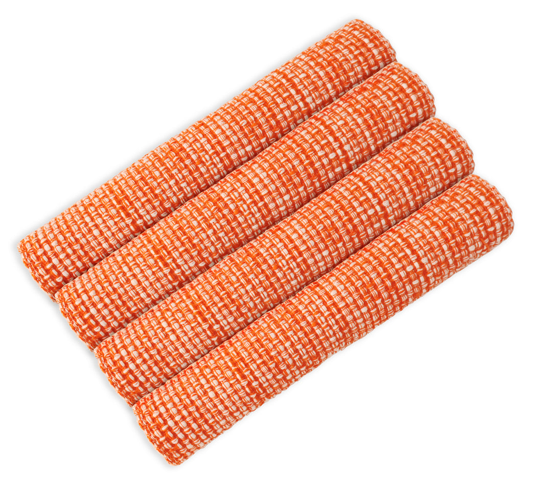 Country Village Cotton Placemats - Woven Weaved Design