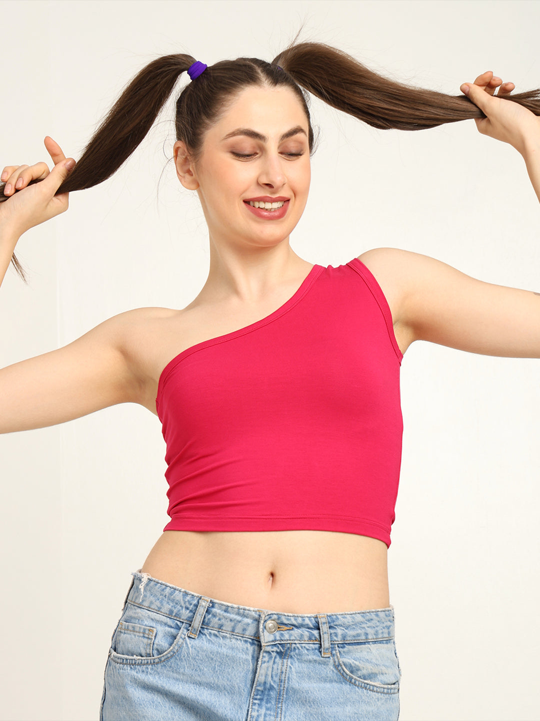 Bamboology Trends Gen Z Bamboo One Shoulder Top – Soft, Breathable & Sustainable Fit