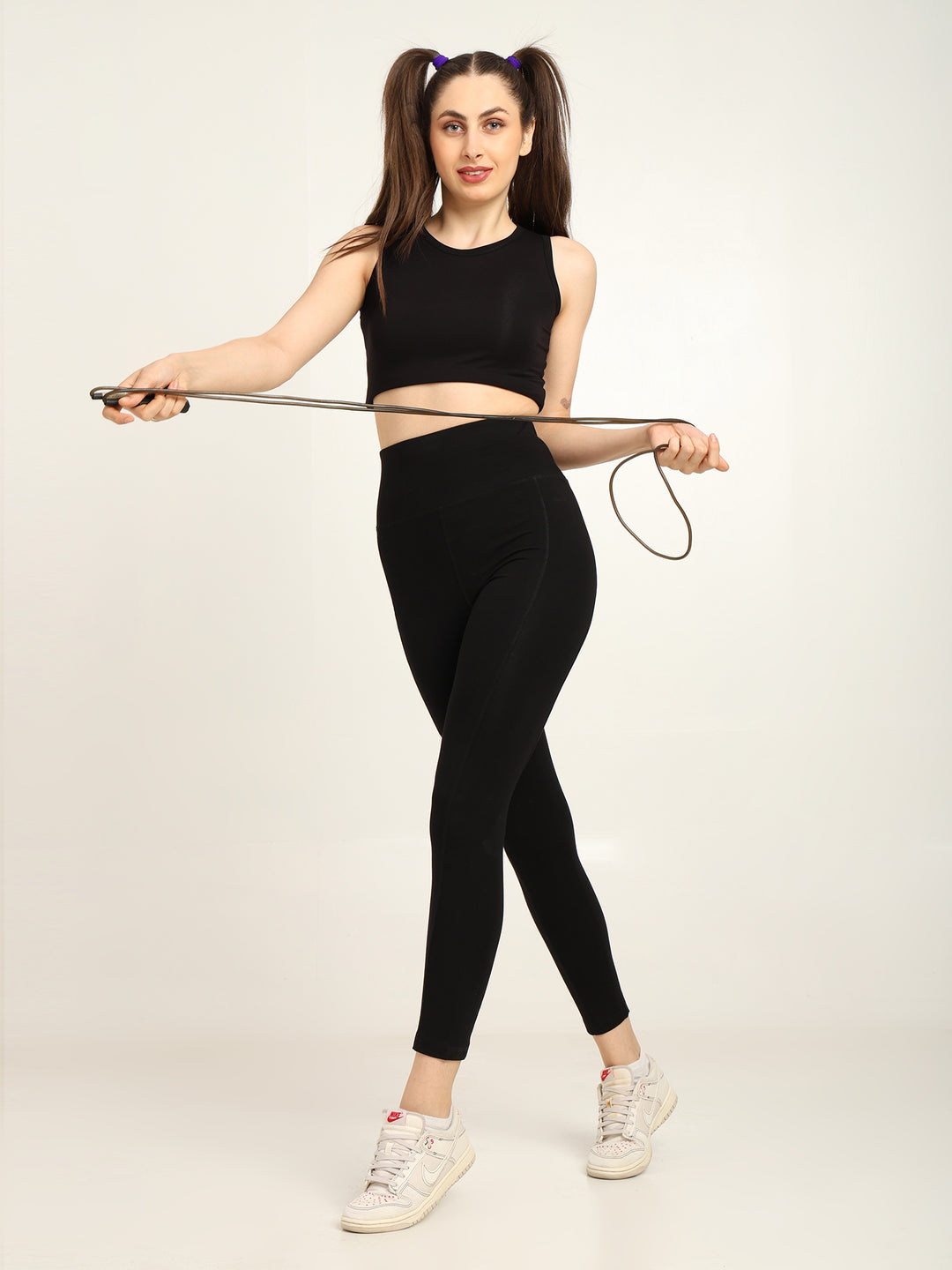 Bamboology Trends Bamboo Fabric Gen Z High-Waist Yoga Pants with Pockets | Sustainable, Breathable & Stretchable Gym Leggings