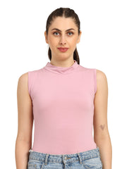 Bamboology Trends Gen Z Bamboo High Neck Tank Top for Women | Sustainable, Soft & Breathable